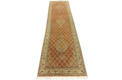 Dywan Tabriz 50Raj wełna kork+jedwab najwyższej jakości dywan - chodnik z Iranu ok 90x300cm