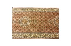 Dywan Tabriz 50Raj wełna kork+jedwab najwyższej jakości dywan - chodnik z Iranu ok 90x300cm