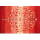 Wełna + jedwab dywan Gabbeh Loribaft drzewo życia czerwony ok 170x240cm Indie