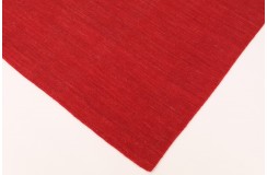 Solidny wełniany wysokiej jakości tkany ręcznie kilim 200x300cm czerwień