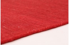 Solidny wełniany wysokiej jakości tkany ręcznie kilim 200x300cm czerwień