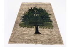 Etniczny dywan ręcznie tkany perski Kaszkaj Gabbeh Loribaft Iran 100% wełna gruby 220x300cm wartościowy