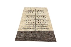 Etniczny dywan ręcznie tkany perski Kaszkaj Gabbeh Iran 100% wełna gruby 170x230cm brązy