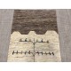 Etniczny dywan ręcznie tkany perski Kaszkaj Gabbeh Loribaft Iran 100% wełna gruby 80x300cm chodnik
