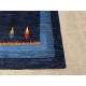 Designerski dywan ręcznie tkany perski Gabbeh Loribaft Iran 100% wełna gruby 150x200cm tkany przez Nomadów