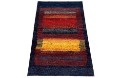 Abstrakcyjny dywan ręcznie tkany perski Gabbeh Nomad Life Iran 100% wełna gruby 120x180cm tkany przez Nomadów