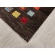 Etniczny dywan ręcznie tkany perski Gabbeh Nomad Life Iran 100% wełna gruby 120x180cm tkany przez Nomadów