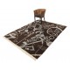 Wysokiej jakości 100% welniany dywan NEPAL ORGINAL FEIN 200x250cm brązowy