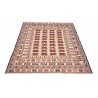 Etniczny kilim szary z Afganistanu dzieło Sumak nomadyczny 150x200cm