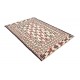 Kolorowy dywan kilim Gol Bardżasta 130x200cm z Afganistanu 100% wełna dwustronny soumak