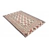 Etniczny kilim szary z Afganistanu dzieło Sumak nomadyczny 130x200cm