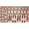 Etniczny kilim szary z Afganistanu dzieło Sumak nomadyczny 130x200cm