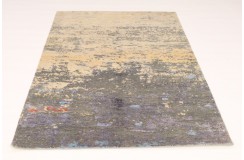 Jedwabny / wełniany dywan z Nepalu 200x320cm w stylu abstrakcyjnym