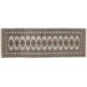 Chodnik Buchara dywan ręcznie tkany z Pakistanu 100% wełna szary ok 60x180cm