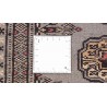 Oryginalny dywan Buchara z Pakistanu 100% wełna 60x180cm szary