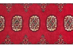 Oryginalny dywan Buchara z Pakistanu 100% wełna 60x180cm czerwony
