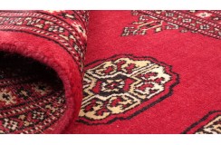 Oryginalny dywan Buchara z Pakistanu 100% wełna 60x180cm czerwony