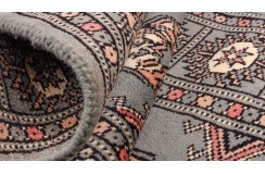 Oryginalny dywan Buchara z Pakistanu 100% wełna 60x180cm szary