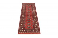Oryginalny dywan Buchara z Pakistanu 100% wełna 60x180cm ceglasty