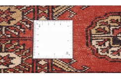 Oryginalny dywan Buchara z Pakistanu 100% wełna 60x180cm ceglasty