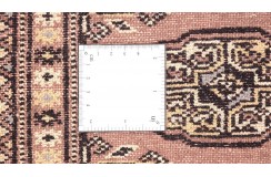 Oryginalny dywan Buchara z Pakistanu 100% wełna 70x200cm brązowy