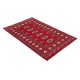 Chodnik Buchara dywan ręcznie tkany z Pakistanu 100% wełna czerwony ok 80x120cm