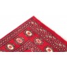 Oryginalny dywan Buchara z Pakistanu 100% wełna 80x120cm czerwony
