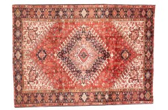Perski wełniany recznie tkany dywan Heriz z ornamentami ok 240x340cm