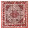 Klasyczny bogaty dywan Indo Bidjar Fein 100% wełna 250x250cm, gęsto ręcznie tkany kwadratowy