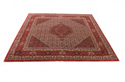 Herati ręcznie tkany dywan Bidjar z Indii wełniany klasyczny 250x250cm
