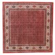 Klasyczny bogaty dywan Indo Bidjar Fein 100% wełna 250x250cm, gęsto ręcznie tkany kwadratowy