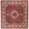 Klasyczny bogaty dywan Indo Bidjar Fein 100% wełna 250x250cm, gęsto ręcznie tkany kwadratowy