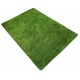 Gruby dywan shaggy wełna owcza 170x240cm zielony, ręcznie tkany - Indie