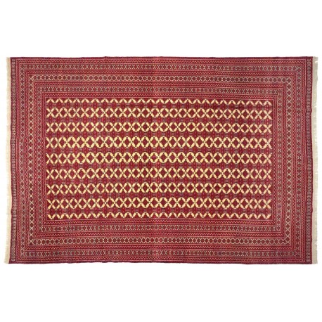 Kobierzec Turkmen z Afganistanu 100% wełniany klasyczny orientalny dywan ręcznie tkany 250x350cm