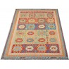 Etniczny kilim szary z Afganistanu dzieło Chobi nomadyczny 300x400cm
