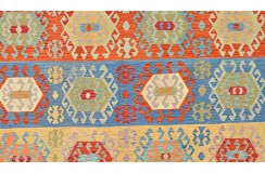 Etniczny kilim szary z Afganistanu dzieło Chobi nomadyczny 300x400cm