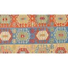 Etniczny kilim szary z Afganistanu dzieło Chobi nomadyczny 300x400cm