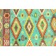 Kolorowy dywan kilim Maimana 300x400cm z Afganistanu 100% wełna dwustronny rustykalny