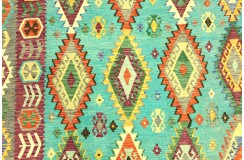 Etniczny kilim szary z Afganistanu dzieło Chobi nomadyczny 300x400cm