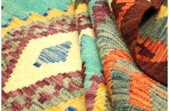 Etniczny kilim szary z Afganistanu dzieło Chobi nomadyczny 300x400cm