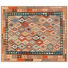 Kolorowy dywan kilim Maimana 250x300cm z Afganistanu 100% wełna dwustronny rustykalny