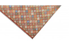 Etniczny kilim szary z Afganistanu dzieło Chobi nomadyczny 300x400cm