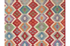 Etniczny kilim szary z Afganistanu dzieło Chobi nomadyczny 250x300cm