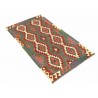 Etniczny kilim szary z Afganistanu dzieło Chobi nomadyczny 100x160cm