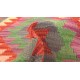 Kolorowy dywan kilim Old Style 100x160cm z Afganistanu 100% wełna dwustronny rustykalny