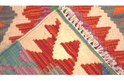 Etniczny kilim szary z Afganistanu dzieło Chobi nomadyczny 100x160cm