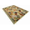 Etniczny kilim szary z Afganistanu dzieło Chobi nomadyczny 250x350cm