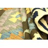 Etniczny kilim szary z Afganistanu dzieło Chobi nomadyczny 250x350cm