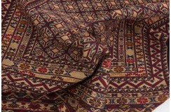 Etniczny kilim Muszwani gobelin haftowany dzieło sztuki 120x200cm