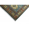 Królewska niebieski dywan Kazak tkany ręcznie przez Nomadów 150x230cm